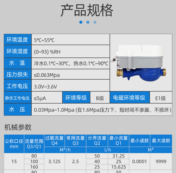 藍牙預付費水表