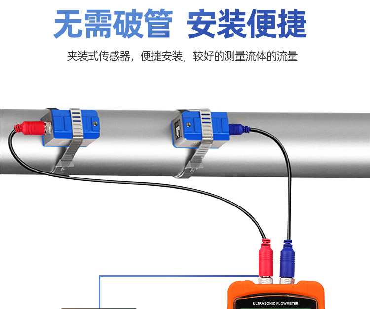 手持式超聲波流量計