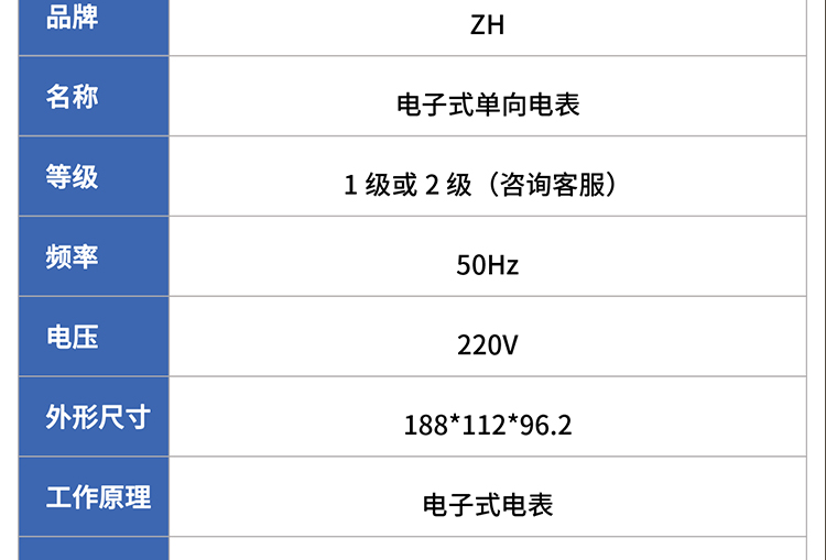 單相智能電能表